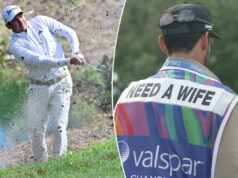Jogador de golfe profissional usa caddie para movimento ousado de busca de esposa no Valspar Championship Alejandro Tosti em ação na primeira rodada do Campeonato Valspar no dia 19 de março de 2026.