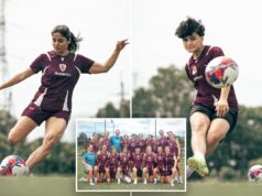 Jogadoras de futebol iranianas que receberam asilo na Austrália foram flagradas treinando em Brisbane Jogadoras de futebol iranianas que receberam asilo na Austrália foram flagradas treinando em Brisbane