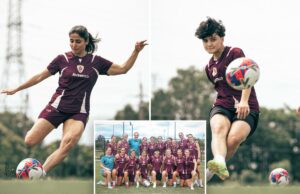 Jogadoras de futebol iranianas que receberam asilo na Austrália foram flagradas treinando em Brisbane Jogadoras de futebol iranianas que receberam asilo na Austrália foram flagradas treinando em Brisbane