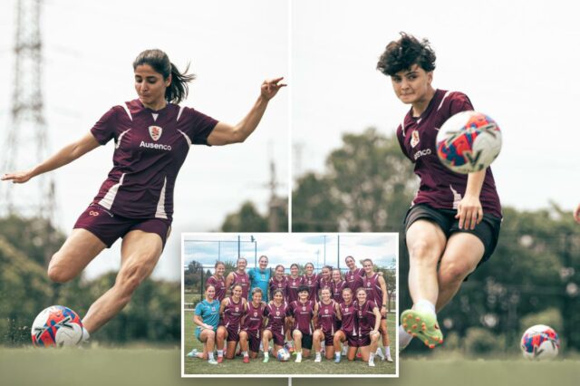 Jogadoras de futebol iranianas que receberam asilo na Austrália foram flagradas treinando em Brisbane
