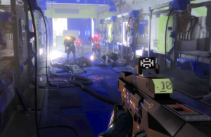 Jogo prático de maratona: Bungie constrói uma queima lenta gratificante Uma cabeça cibernética fala com o jogador.