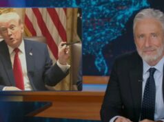 Jon Stewart diz que o comportamento recente de Donald Trump é ‘menos “comandante-chefe em guerra” e mais “vovô que perdeu o filtro em público”’ Jon Stewart diz que o comportamento recente de Donald Trump é 'menos “comandante-chefe em guerra” e mais “vovô que perdeu o filtro em público”'