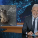 Jon Stewart tem uma reação brutal à nova namorada de Punch the Monkeys