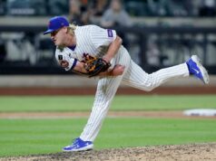 Jonathan Pintaro consegue escapar de problemas de forma impressionante na derrota do Mets sobre os Yankees na primavera Jonathan Pintaro faz sua estreia na liga principal arremessando na nona entrada contra o Atlanta Braves no Citi Field em 25 de junho de 2025 na cidade de Nova York.