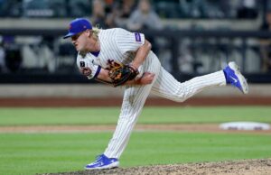 Jonathan Pintaro consegue escapar de problemas de forma impressionante na derrota do Mets sobre os Yankees na primavera Jonathan Pintaro faz sua estreia na liga principal arremessando na nona entrada contra o Atlanta Braves no Citi Field em 25 de junho de 2025 na cidade de Nova York.