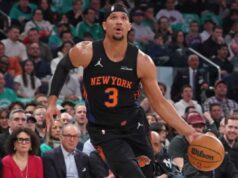 Josh Hart, do Knicks, ficará de fora do jogo contra o Nets devido a um problema no joelho direito O veterano do Knicks, Josh Hart, não jogará contra o Nets devido a uma síndrome patelar femoral no joelho direito.
