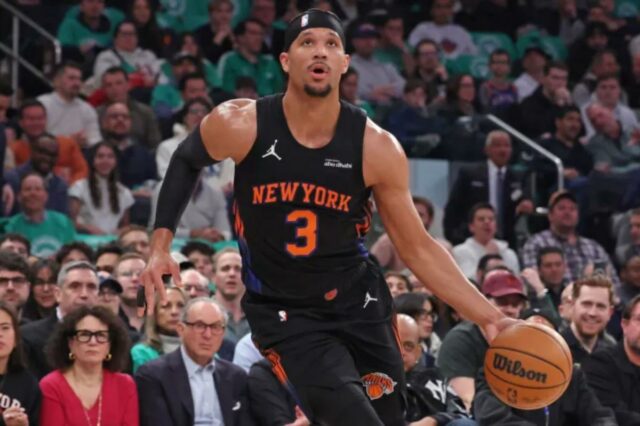 O veterano do Knicks, Josh Hart, não jogará contra o Nets devido a uma síndrome patelar femoral no joelho direito.