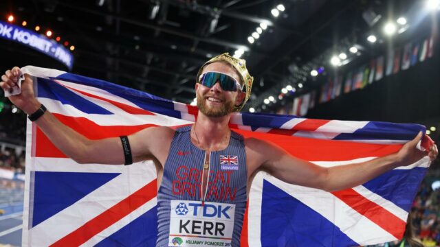 Josh Kerr recupera a medalha de ouro mundial dos 3.000 Josh Kerr recupera a medalha de ouro mundial dos 3.000 m indoor na Polônia