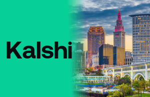 Ohio vai multar Kalshi em US$ 5 milhões por apostas esportivas ilegais Marca da plataforma de mercado de previsão Kalshi com o horizonte de Cleveland Ohio e a Terminal Tower iluminada ao anoitecer, destacando a disputa regulatória dos EUA sobre os mercados de negociação de eventos. Kalshi pressiona tribunal de apelações para interromper a repressão de Ohio aos mercados comerciais