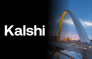 Kalshi processa autoridades de Iowa alegando autoridade federal sobre contratos de previsão de mercado Kalshi processa autoridades de Iowa alegando autoridade federal sobre contratos de previsão de mercado. Gráfico mostrando a palavra “Kalshi” em um fundo preto ao lado de uma grande ponte em arco iluminada sobre um rio ao entardecer.