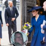 Kate Middleton e o príncipe William colocam-se em frente unida com o rei Charles após a prisão do ex-príncipe Andrew