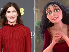 Kathryn Hahn confirma que é mãe (Gothel) no live-action da Disney ‘Tangled’ Milo Manheim e Teagan Croft (Getty Images) Enrolados