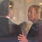 Keli Lane, 51, foi vista em um dia especial de libertação supervisionada da prisão de segurança máxima de Silverwater com seu namorado Patrick Cogan.