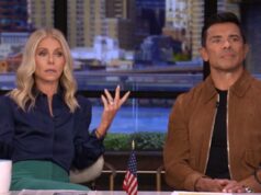 Kelly Ripa pega de surpresa quando “música pornô” começa a tocar no ‘Live’ Kelly Ripa pega de surpresa quando “música pornô” começa a tocar no ‘Live’