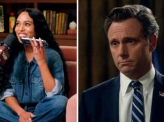 Kerry Washington liga para Tony Goldwyn no meio da entrevista para perguntar sobre sua cena de sexo de ‘escândalo’ mais quente: ‘Tivemos alguns’ | Vídeo Tony Goldwyn frequenta o Bleeker Street's