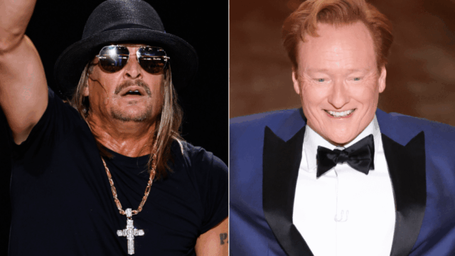 Kid Rock diz que a dissimulação do Oscar de Conan O'Brien zombando do ponto de virada do show do intervalo do Super Bowl nos EUA não foi uma piada "muito boa"
