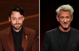 Kieran Culkin zomba da ausência de Sean Penn após ganhar prêmio no Oscar tapete vermelho do Oscar 98º Oscar Oscar 2026