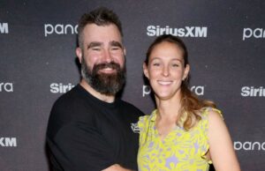 Kylie Kelce aborda críticos que dizem que ela não deixa Jason cuidar dos filhos família kylie-kelce