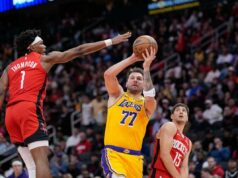 Lakers aumenta sequência de vitórias para seis jogos com vitória sobre Rockets Lakers aumenta sequência de vitórias para seis jogos com vitória sobre Rockets