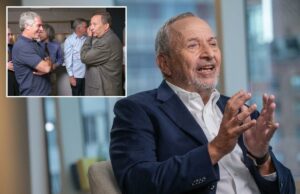 Larry Summers expulso por orgulhoso grupo econômico por causa de laços com Jeffrey Epstein: relatório Larry Summers, presidente emérito e professor da Universidade de Harvard, falando durante uma entrevista.