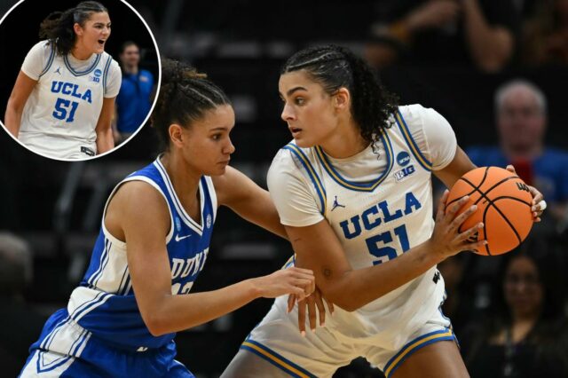 Lauren Betts, da UCLA, é a melhor jogadora regional após Lauren Betts, da UCLA, é a melhor jogadora regional após o retorno dos Bruins