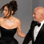 Lauren Sánchez afasta Jeff Bezos no tapete vermelho da Vanity Fair Oscars Party 2026