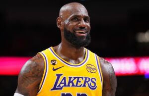 LeBron James envia mensagem de 4 palavras sobre Bryce James, Arizona na Final Four LeBron James in Lakers game against Miami Heat