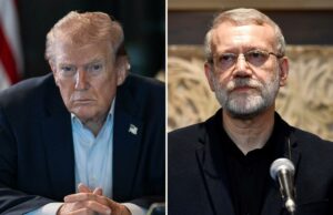 Líder iraniano emite alerta assustador a Trump após contínuos ataques aéreos EUA-Israel: ‘Ele deve pagar o preço’ Ali Larijani, conselheiro sênior do líder supremo do Irã, Ali Khamenei, discursando em Beirute, no Líbano.