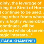 Líder supremo do Irão promete continuar a lutar