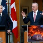 Líderes do Canadá e da Austrália pedem a redução da escalada da guerra, mas concordam que o Irã não pode obter armas nucleares