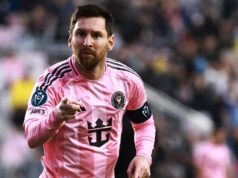 Lionel Messi marca 900º gol na vitória de Nashville sobre Miami na Copa dos Campeões Lionel Messi em ação.