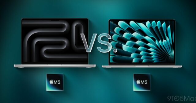 MacBook Pro M5 de 14 polegadas vs MacBook Air M5 de 13 polegadas: Qual é a diferença de US$ 600?
