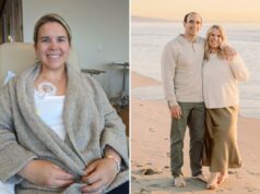 Mãe sem sintomas teve câncer colorretal em estágio 4 – e uma cirurgia rara salvou sua vida Mãe sem sintomas teve câncer colorretal em estágio 4 – e uma cirurgia rara salvou sua vida