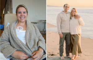 Mãe sem sintomas teve câncer colorretal em estágio 4 – e uma cirurgia rara salvou sua vida Mãe sem sintomas teve câncer colorretal em estágio 4 – e uma cirurgia rara salvou sua vida