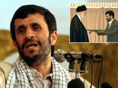 Mahmoud Ahmadinejad, o ex-presidente do Irã que disse que ‘Israel deve ser varrido do mapa’, morto em ataques aéreos israelenses Mahmoud Ahmadinejad falando em um pódio com um microfone.