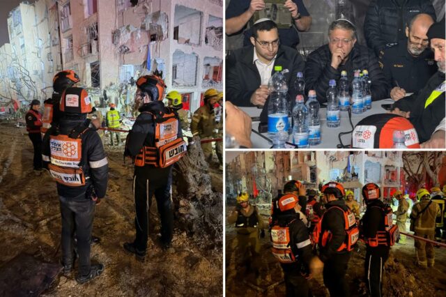 Mais de 100 civis israelenses feridos por novos ataques com mísseis iranianos, incluindo um próximo a uma instalação nuclear
