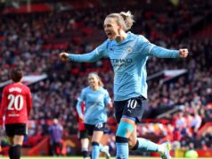 Manchester City fecha o título da WSL com vitória no derby por 3 a 0; Arsenal vence Spurs Manchester City fecha o título da WSL com vitória no derby por 3 a 0; Arsenal vence Spurs
