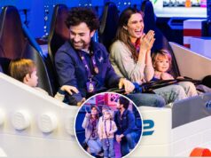 Mandy Moore e família entre os primeiros a andar no novo Galacticoaster da LEGOLAND Mandy Moore e família entre os primeiros a andar no novo Galacticoaster da LEGOLAND