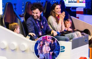 Mandy Moore e família entre os primeiros a andar no novo Galacticoaster da LEGOLAND Mandy Moore e família entre os primeiros a andar no novo Galacticoaster da LEGOLAND
