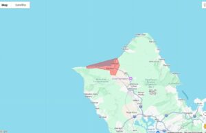 Mapa de evacuação de emergência por inundação repentina enquanto as pessoas diziam ‘Saia agora’ Mapa de evacuação de emergência por inundação repentina enquanto as pessoas diziam 'Saia agora'