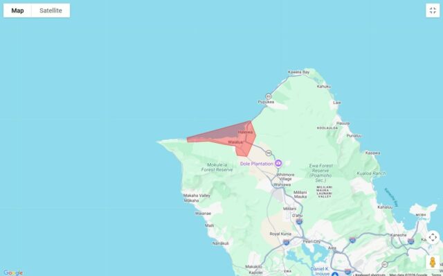 Mapa de evacuação de emergência por inundação repentina enquanto as pessoas diziam 'Saia agora'
