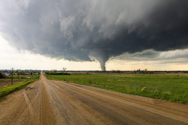 Mapa mostra estados no caminho da ameaça de tornado
