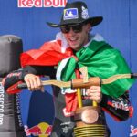 Marco Bezzecchi em ação.