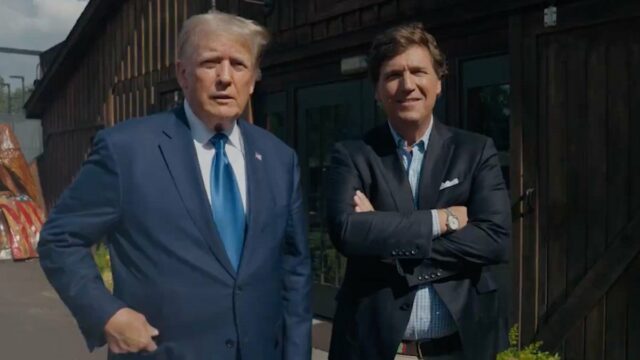 Entrevista com Donald Trump e Tucker Carlson