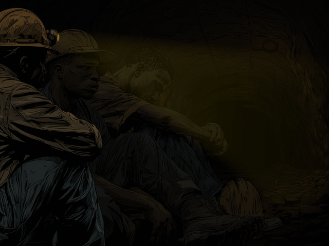 'Matar o povo': como os homens foram deixados à fome numa mina de ouro sul-africana
