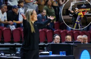 Meg Barber transformou o basquete feminino da NYU em um vencedor sustentado – e muito mais Meg Barber transformou o basquete feminino da NYU em um vencedor sustentado - e muito mais