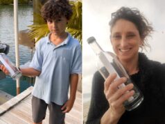 Mensagem em garrafa se transforma em linda amizade Mensagem em garrafa se transforma em linda amizade