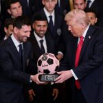 Messi criticado por aplaudir Trump em meio a ataques dos EUA ao Irã