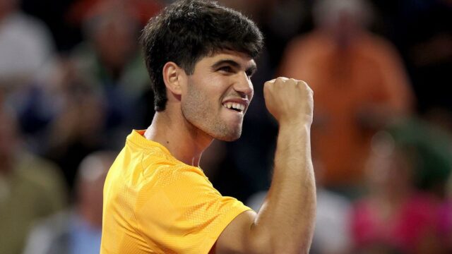 Miami Open 2026: Alcaraz e Sabalenka vencem a estreia, Ruud Miami Open 2026: Alcaraz e Sabalenka vencem a estreia, Ruud nocauteou