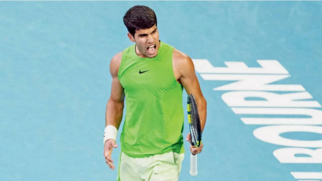 Miami Open: Carlos Alcaraz considera a abordagem agressiva dos adversários Miami Open: Carlos Alcaraz considera a abordagem agressiva dos adversários um elogio